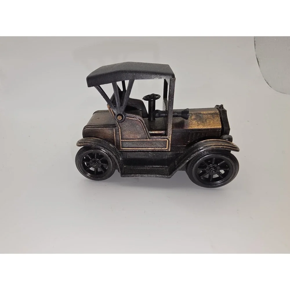 Vintage Die-Cast Bronze 1917 Antique Car Collectible Pencil Sharpener Brass Toy